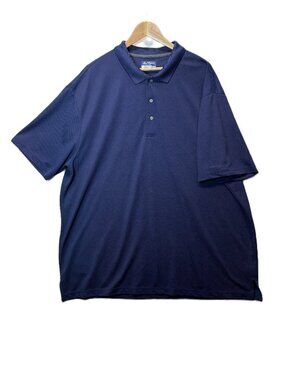 Ben Hogan Performance Polo Shirt Mens 3XL Blue Golf Athletic Short Sleeve Polo